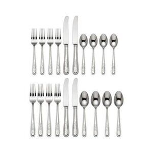 Lenox 853438 Opal Innocence 20-Piece Flatware Set